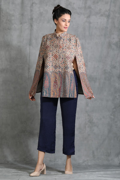 -  Vintage Coat With Paisley Design