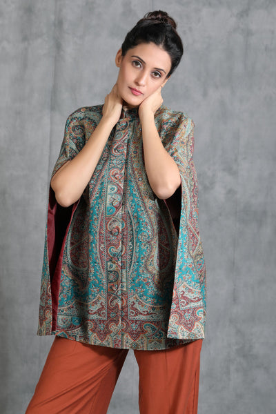 Vintage Coat With Paisley Design