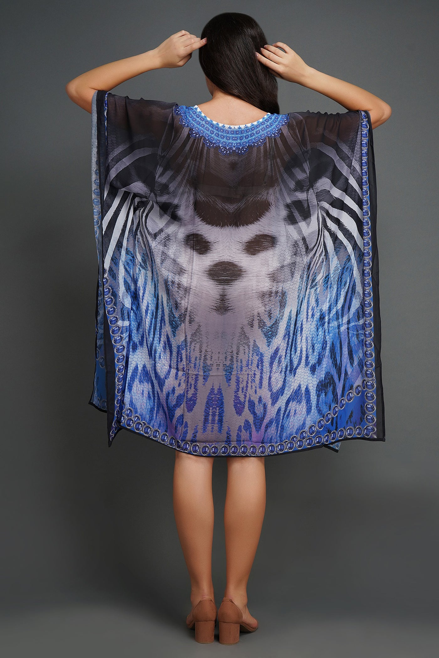 -  Pure Silk Kaftan