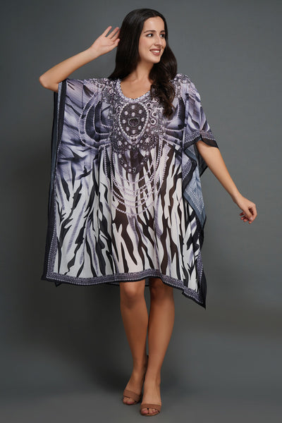 -  Pure Silk Kaftan