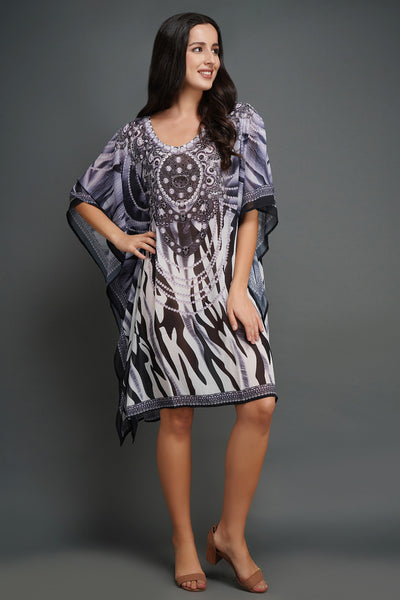 -  Pure Silk Kaftan