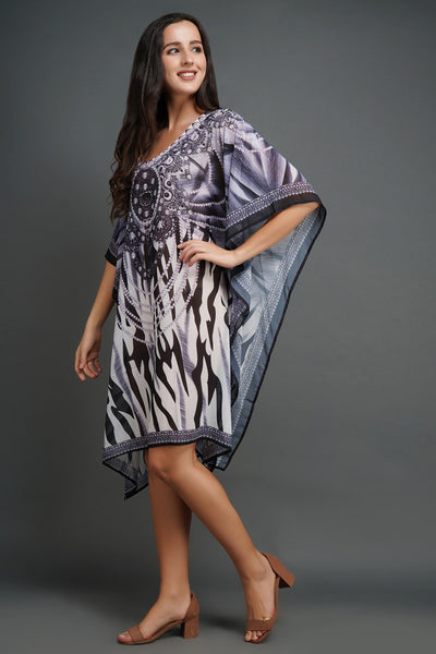 -  Pure Silk Kaftan