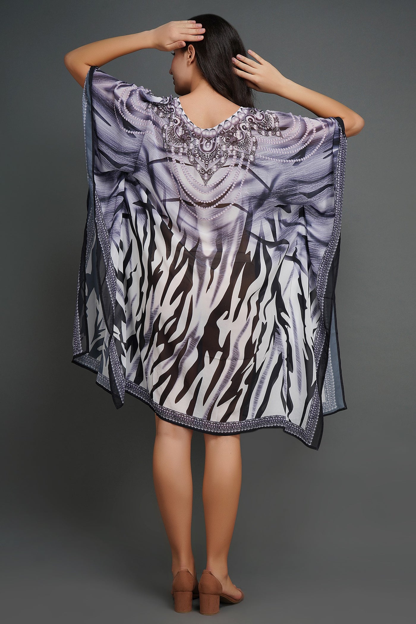 -  Pure Silk Kaftan