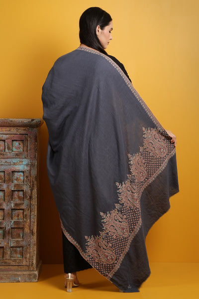 Pashmina Handwoven Paisley Work Shawl