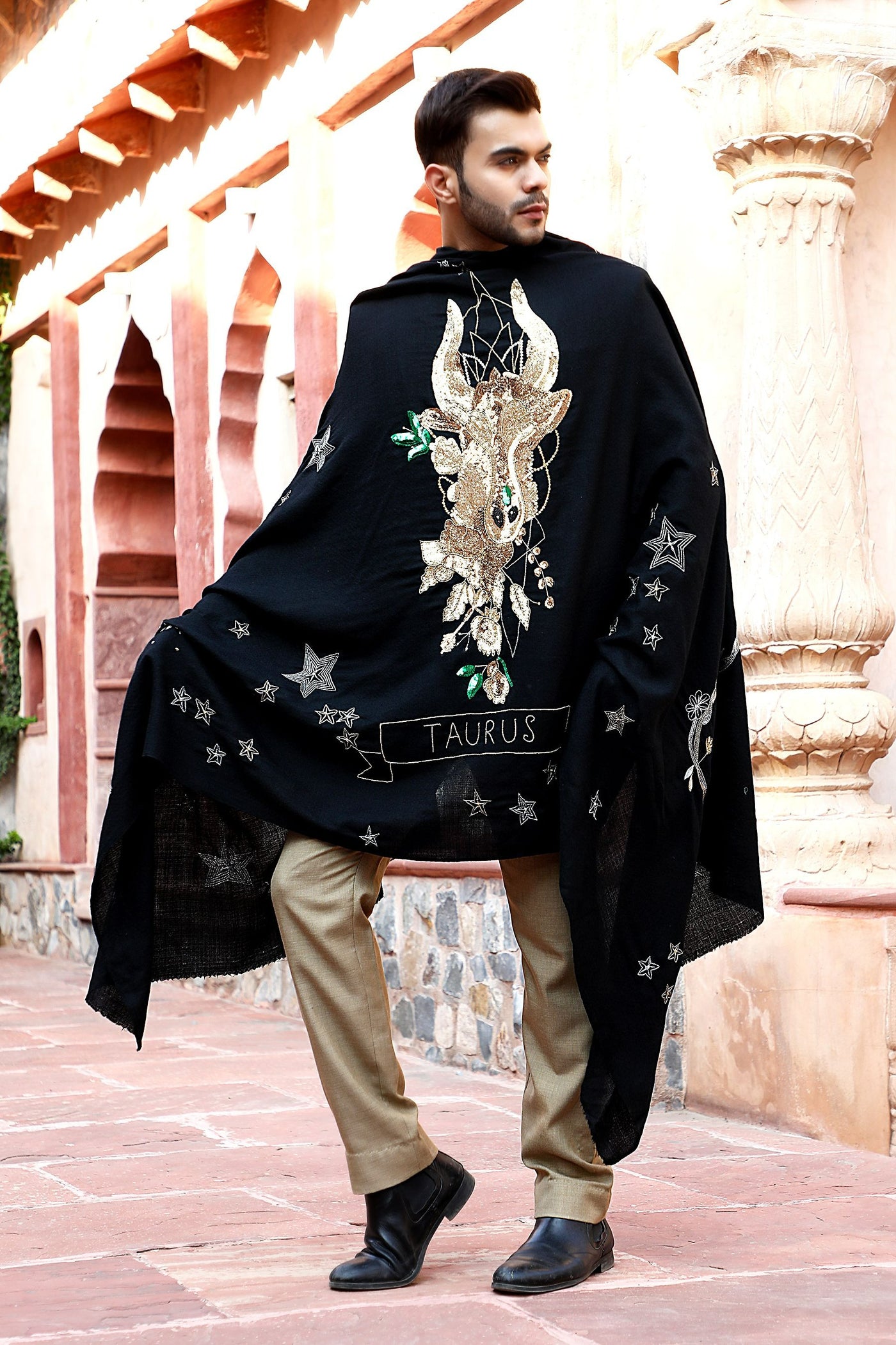 -  Taurus Sequence Pipe Work and Thread Work Shawl