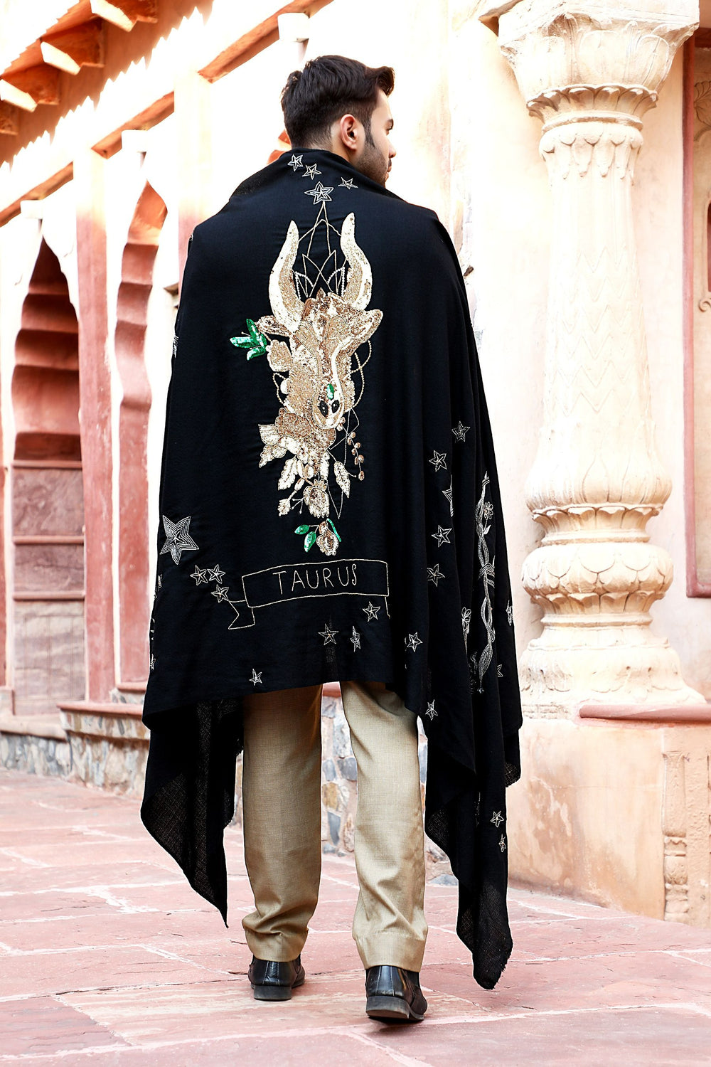 '-  Taurus Sequence Pipe Work and Thread Work Shawl