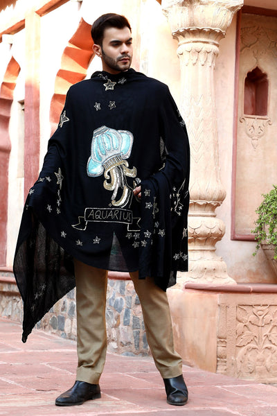 -  Aquarius Sequence Pipe Work and Thread Work Shawl