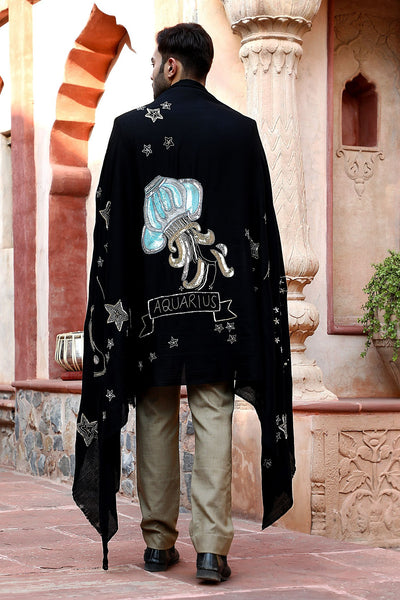 -  Aquarius Sequence Pipe Work and Thread Work Shawl